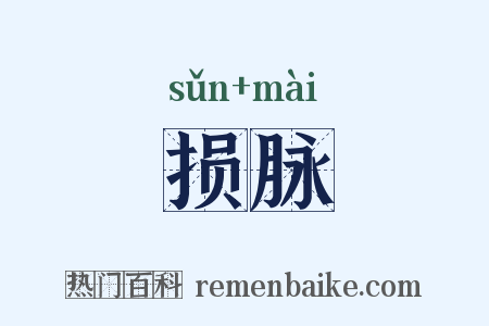 损脉是什么意思的图片